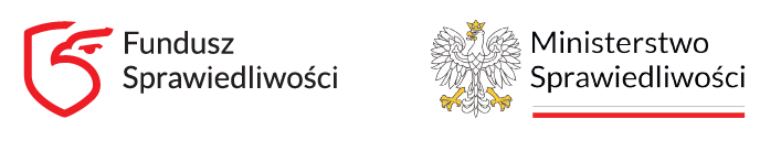 Logo Funduszu Sprawiedliwości i Ministerstwa Sprawiedliwości